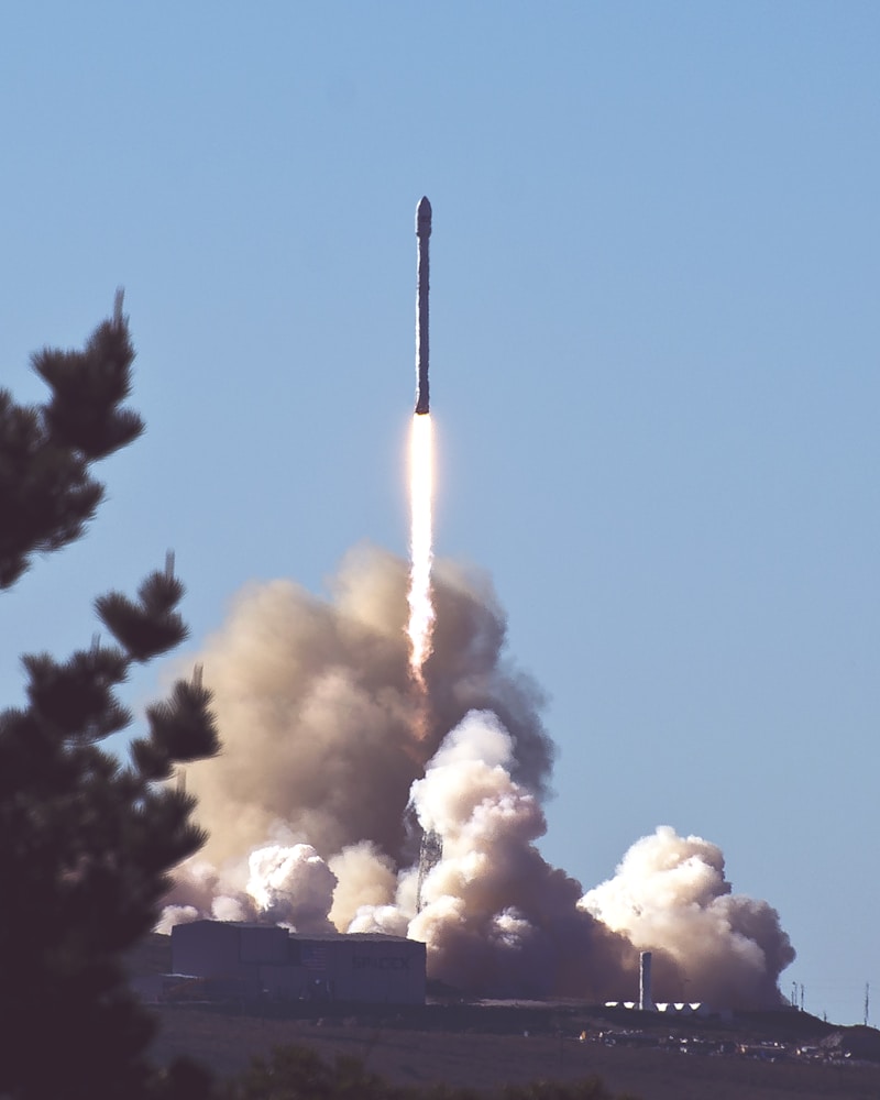 Rocket launch representing ambitious impact