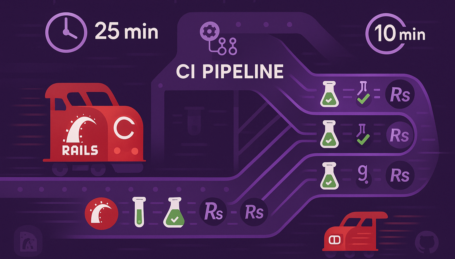 Optimizing Rails CI with parallel_tests